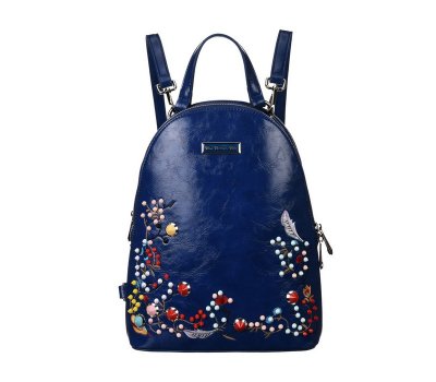 Сумка женская рюкзак эко-кожа, 33-822-5, синий
