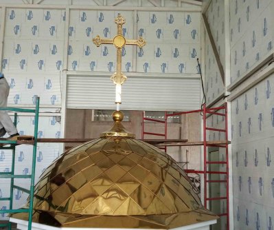 Изготовление и монтаж куполов для храмов
