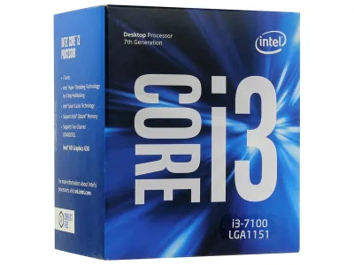 Процессор LGA1151 Intel Core i3-7100 (3.90 Ghz 3M, DDR4) BOX