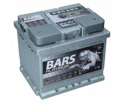 Аккумулятор BARS Platinum 53Ah