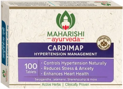 Maharishi Ayurveda Cardimap, Кардимап, препарат от гипертонии, Махариши Аюрведа, 100 таб.