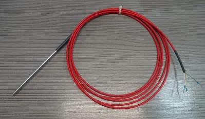 Датчик контроля температуры Pt-100 кабель трехконтактный длина 3 метра, аналог