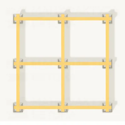 Кросс блок (Cross-block) «Макс», фундаментный блок
