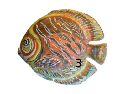 барельеф «Абстрактные рыбки»