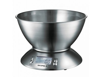 Весы кухонные SUPRA BSS-4095, чаша, максимум 5 кг