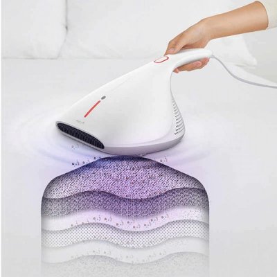 Пылесос для удаления пылевого клеща Deerma Mites Vacuum Cleaner, белый