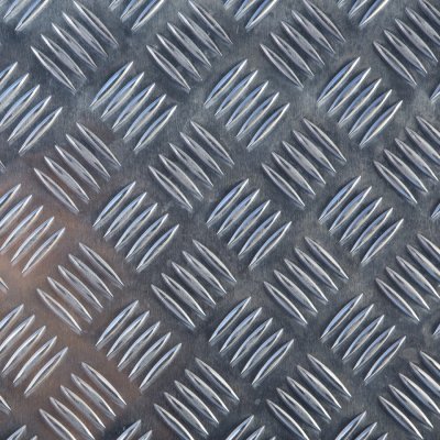 Лист алюминиевый рифленый 3000х1200х1,5мм (3,6 кв.м.) "Квинтет"